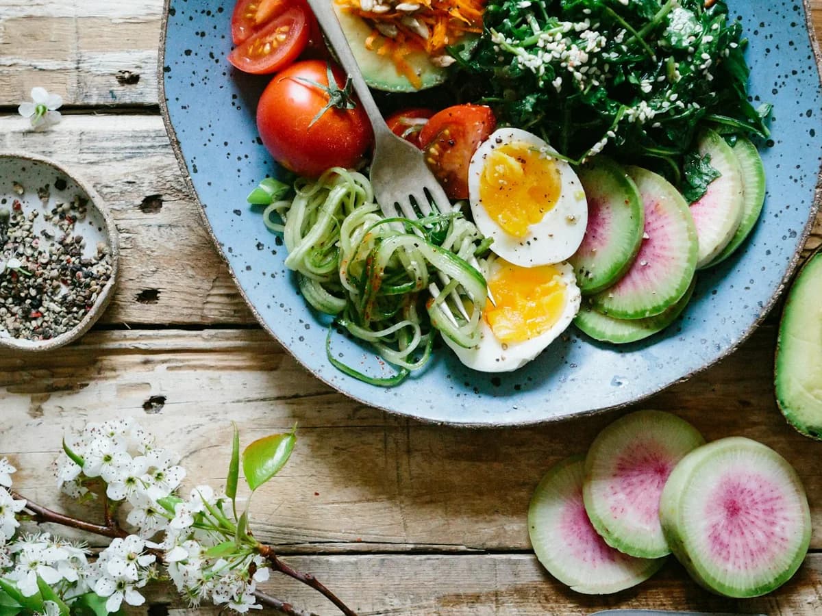 Lentejas con verduras y semillas